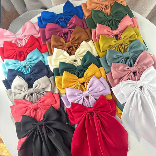 Luxury Satin Bow Scrunchie Set (3-Pack – Random Colors) The Scrunch Bar