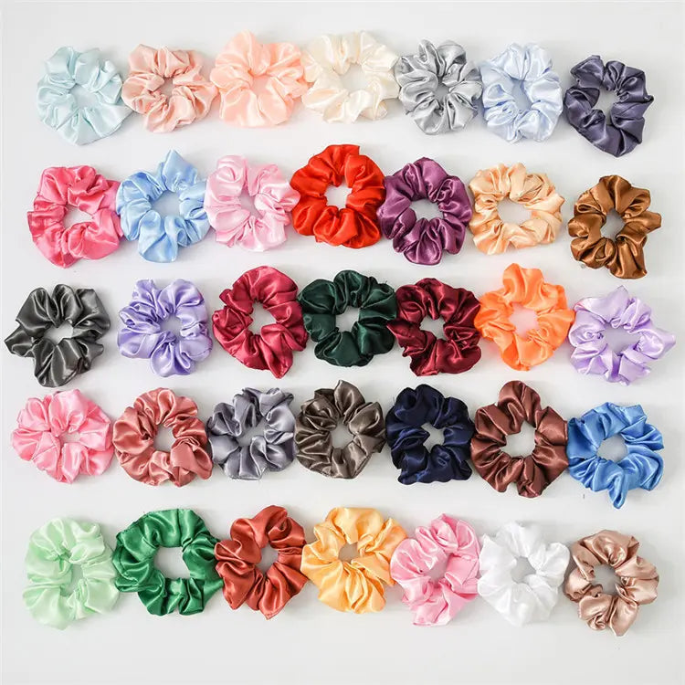 Random Silk Scrunchie Set (5 Scrunchies) The Scrunch Bar